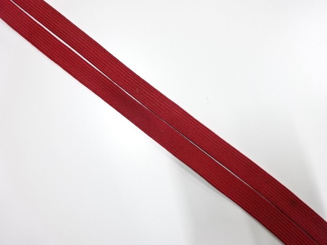 JAPANESE KIMONO / ANTIQUE HAND-TIED OBIJIME CORD / SILK